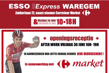 Opening nieuw ESSO station te Waregem